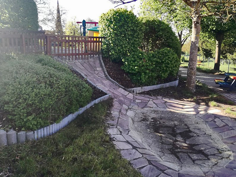 Spielplatz: 3. Ebene Wasserspielplatz